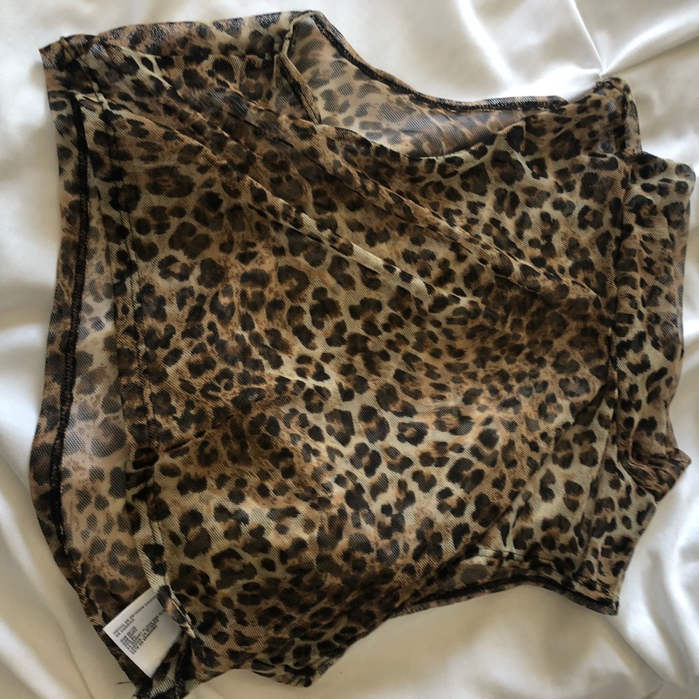 Cheetah crop top!